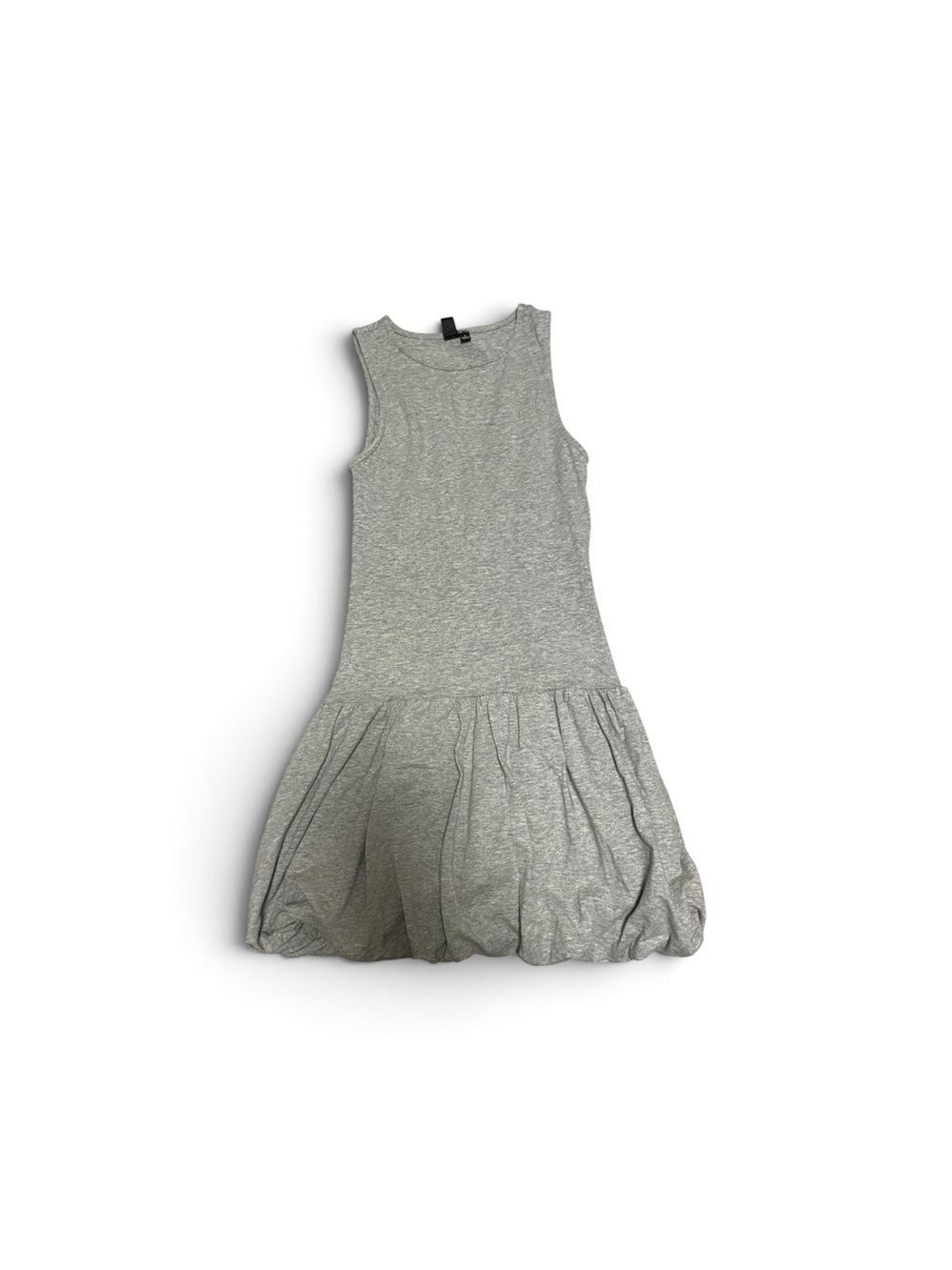 Windsor Heather Gray Sleeveless Bubble-Hem Dress